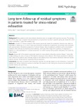 Long-term follow-up of residual symptoms in patients treated for stress-related exhaustion