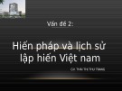 Bài giảng Hiến pháp và lịch sử lập hiến Việt Nam