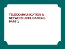 Seminars in IT for Businesses - Lecture 16: Telecommunication & network applications (Part 1)