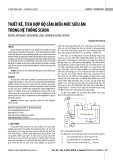 Thiết kế, tích hợp bộ cảm biến mức siêu âm trong hệ thống Scada