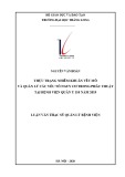 Luận văn Thạc sĩ Quản lý bệnh viện: Thực trạng nhiễm khuẩn vết mổ và quản lý các yếu tố nguy cơ trong phẫu thuật tại Bệnh viện Quân y 110 năm 2019