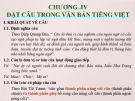 Bài giảng Tiếng Việt Thực hành: Chương 4 – Cao Bé Em