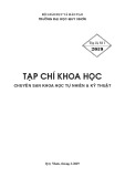 Tạp chí Khoa học: Số 1/2019