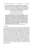 Cultural elements and their potentials to develop students’ intercultural competence: A survey on English textbooks used in classes of language skills at University of Foreign Languages, Hue University