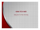 Bài giảng Kinh tế vi mô: Bài 6 - TS. Phan Thế Công (2020)