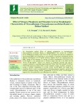 Effect of nitrogen, phosphorus and potassium level on morphological characteristics of chrysanthemum (Chrysanthemum morifolium Ramat) cv. Bidhan Madhuri