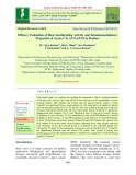 Efficacy evaluation of heat ameliorating activity and immunomodulatory properties of Ayucee® & AV/LAP/19 in Broilers