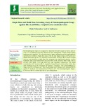 Single dose and multi dose screening assay of Entomopathogenic fungi against rice leaf roller, cnaphalocrocis medinalis guen