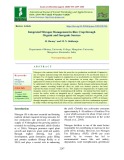 Integrated nitrogen management in rice crop through organic and inorganic sources