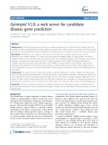 Gentrepid V2.0: A web server for candidate disease gene prediction