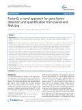 FusionQ: A novel approach for gene fusion detection and quantification from paired-end RNA-Seq