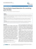 Reconciliation-based detection of co-evolving gene families