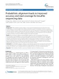 Probabilistic alignment leads to improved accuracy and read coverage for bisulfite sequencing data