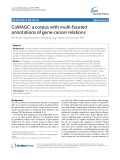 CoMAGC: A corpus with multi-faceted annotations of gene-cancer relations
