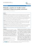 MethyQA: A pipeline for bisulfite-treated methylation sequencing quality assessment