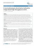 A novel phenotypic dissimilarity method for image-based high-throughput screens