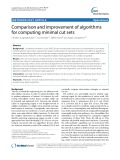 Comparison and improvement of algorithms for computing minimal cut sets