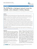 The KUPNetViz: A biological network viewer for multiple -omics datasets in kidney diseases