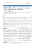ReQON: A Bioconductor package for recalibrating quality scores from next-generation sequencing data