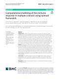 Computational modeling of the immune response in multiple sclerosis using epimod framework