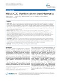 KNIME-CDK: Workflow-driven cheminformatics