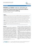 PREMIM and EMIM: Tools for estimation of maternal, imprinting and interaction effects using multinomial modelling