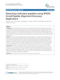 Detecting small plant peptides using SPADA (Small Peptide Alignment Discovery Application)