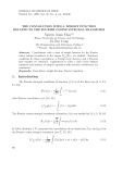 The convolution with a weight function related to the fourier cosine integral transform