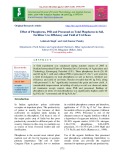 Effect of phosphorus, PSB and pressmud on total phophorus in soil, fertilizer use efficiency and yield of urd bean