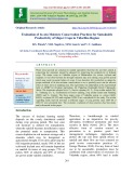 Evaluation of in-situ moisture conservation practices for sustainable productivity of major crops in Vidarbha region