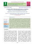 Inoculation effects of rhizobium and Phosphorous solubulizing bacteria on growth and nodulation of acacia nilotica