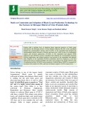 Study on constraints and adoption of black gram production technology by the farmers in Mirzapur district of Uttar Pradesh, India