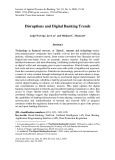 Disruptions and digital banking trends
