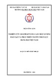 Luận án Tiến sĩ Kỹ thuật: Nghiên cứu giải pháp nâng cao chất lượng đào tạo và phát triển nguồn nhân lực hàng hải Việt Nam