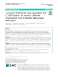 Transoral intraarticular cage distraction and C-JAWS fixation for revision of basilar invagination with irreducible atlantoaxial dislocation
