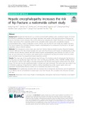 Hepatic encephalopathy increases the risk of hip fracture: A nationwide cohort study