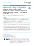 Intramedullary reaming and irrigation and antibiotic-loaded calcium sulfate implantation for the treatment of infection after intramedullary nailing: A retrospective study of 19 cases