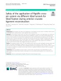 Safety of the application of Rigidfix crosspin system via different tibial tunnels for tibial fixation during anterior cruciate ligament reconstruction