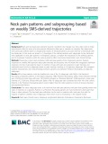 Neck pain patterns and subgrouping based on weekly SMS-derived trajectories