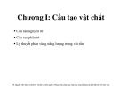 Bài giảng môn Vật liệu điện: Chương 1 - TS. Nguyễn Văn Dũng