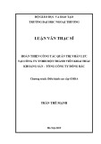 Luận văn Thạc sĩ Quản trị kinh doanh: Hoàn thiện công tác Quản trị nhân lực tại Công ty TNHH Một thành viên Khai thác Khoáng sản – Tổng Công ty Đông Bắc