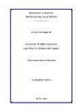 Luận văn Thạc sĩ Quản trị kinh doanh: Xây dựng từ điển năng lực tại Công ty cổ phần PFC Group