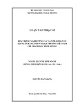 Luận văn Thạc sĩ Quản trị kinh doanh: Hoạt động Marketing các Sản phẩm bán lẻ tại Ngân hàng TMCP Ngoại thương Việt Nam (Vietcombank) Chi nhánh Bắc Bình Dương