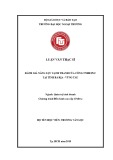 Luận văn Thạc sĩ Quản trị kinh doanh: Đánh giá năng lực cạnh tranh của Công ty TNHHPLC tại tỉnh Bà Rịa - Vũng Tàu