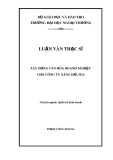 Luận văn Thạc sĩ Quản trị kinh doanh: Xây dựng VHDN cho Công ty Xăng dầu B12