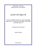 Luận văn Thạc sĩ Quản trị kinh doanh: Ứng dụng thẻ điểm cân bằng (BSC) trong hoạch định chiến lược của Ngân hàng Nông nghiệp và Phát triển nông thôn Việt Nam