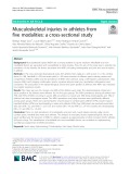 Musculoskeletal injuries in athletes from five modalities: A cross-sectional study