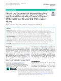 TKA in the treatment of bilateral dysplasia epiphysealis hemimelica (Trevor’s Disease) of the knee in a 50-year-old man: A case report