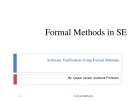 Lecture Formal methods in software engineering: Software verification using formal methods