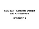 Lecture Software design and architecture – Chapter 4